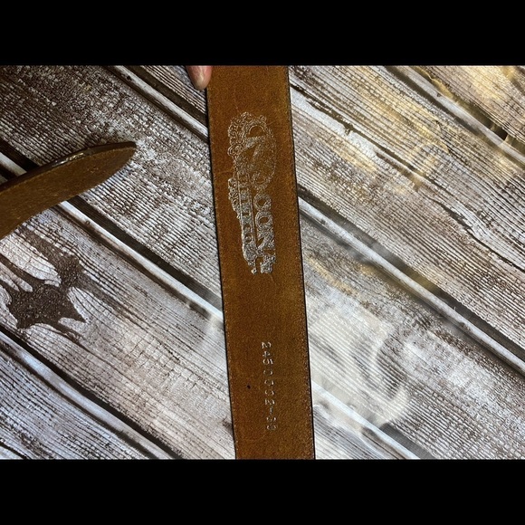 Nocona Ladies Belt Size Medium Brown Leather - Picture 5 of 10